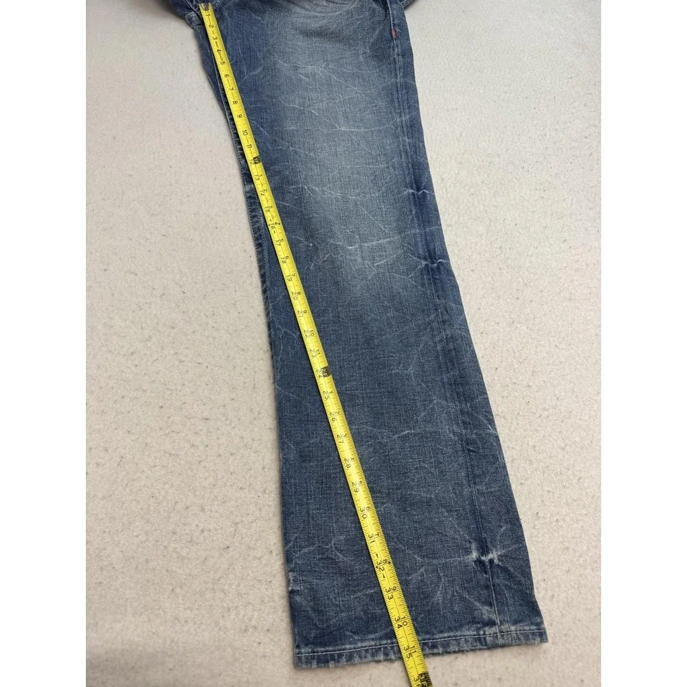 True Religion Section Jeans Mens 44x34 Blue Stretch Straight Denim NWT MSRP$199